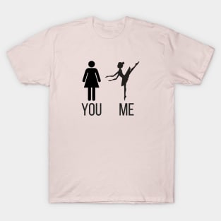 Cute Ballet Pride Design for Ballerinas T-Shirt